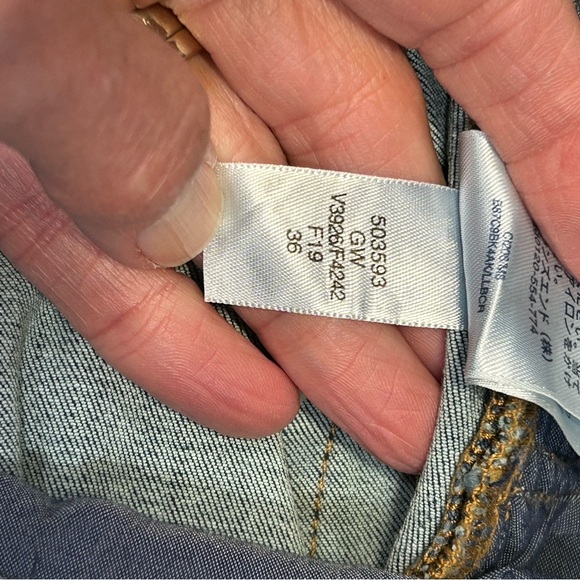 Lands End Denim Skinny Leg Jean Sz 14 Tall - Picture 9 of 11